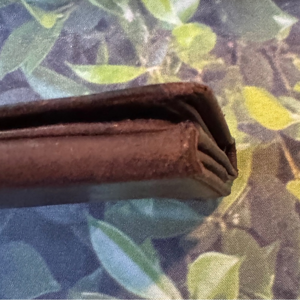 Prada Dark Brown Vintage Leather Wallet - Picture 6 of 9